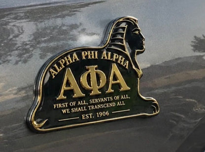 Alpha Phi Alpha car emblem