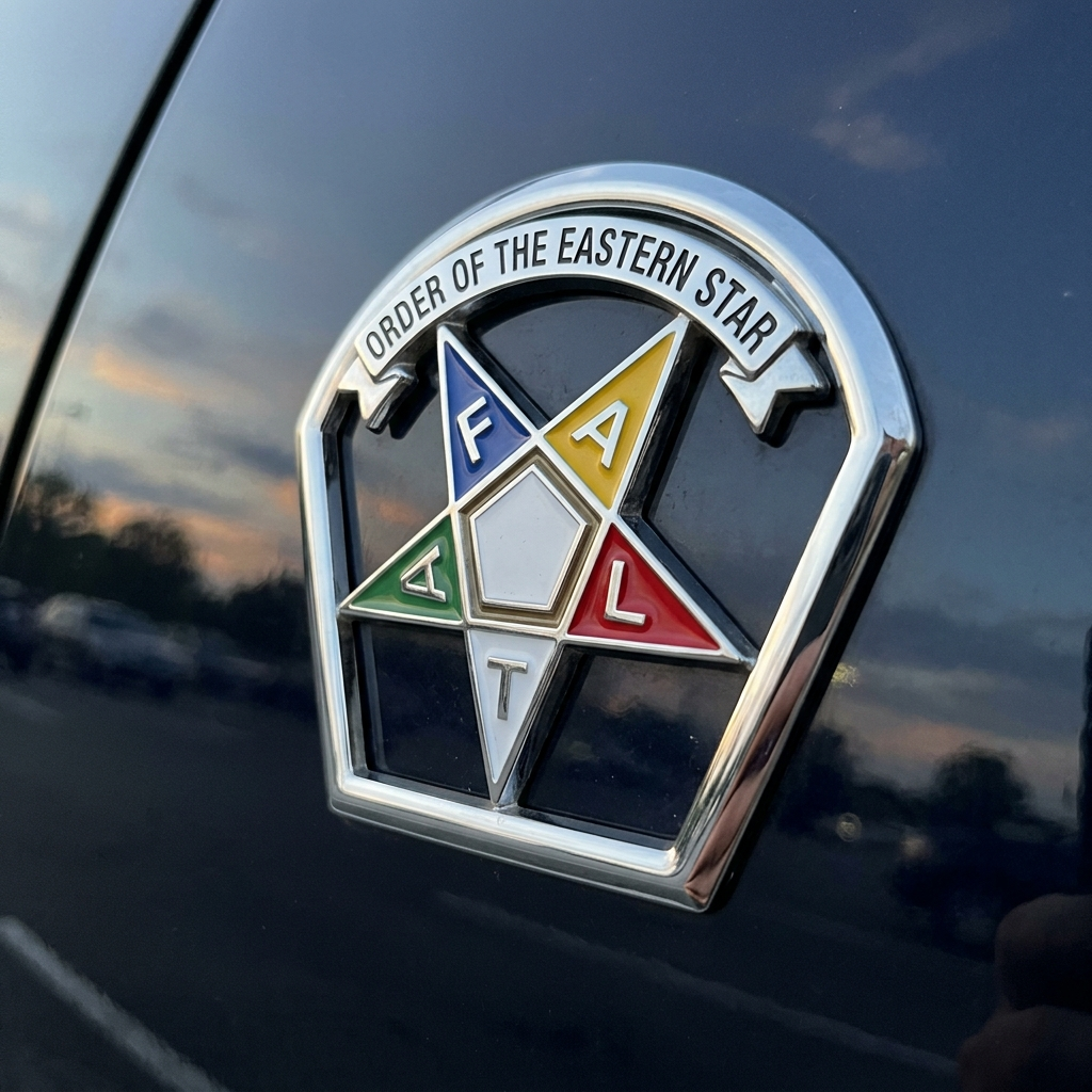 Order of the Eastern Star car emblem